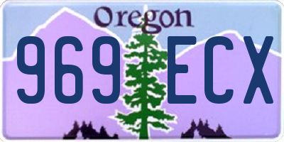 OR license plate 969ECX