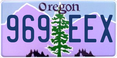 OR license plate 969EEX