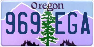OR license plate 969EGA
