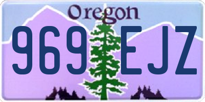 OR license plate 969EJZ