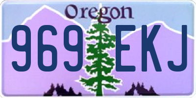 OR license plate 969EKJ