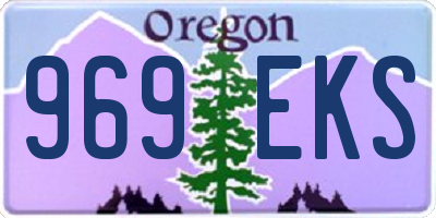 OR license plate 969EKS