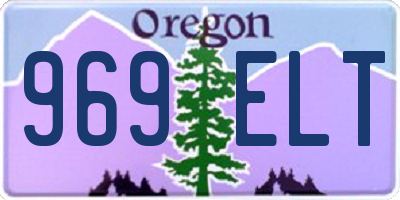 OR license plate 969ELT