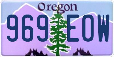 OR license plate 969EOW