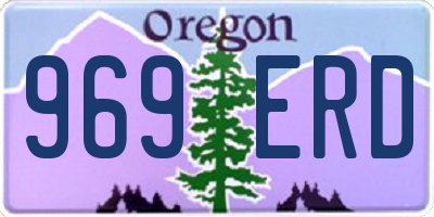 OR license plate 969ERD