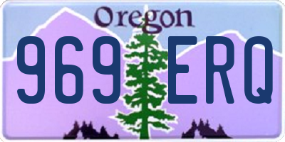 OR license plate 969ERQ