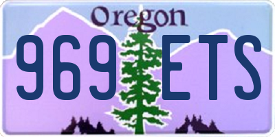 OR license plate 969ETS