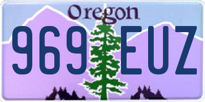 OR license plate 969EUZ
