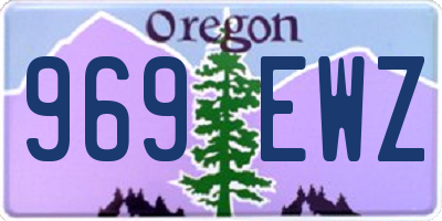 OR license plate 969EWZ