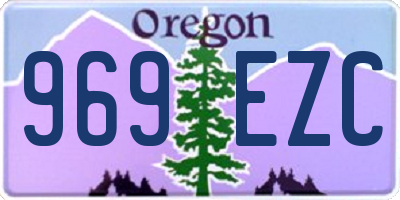 OR license plate 969EZC
