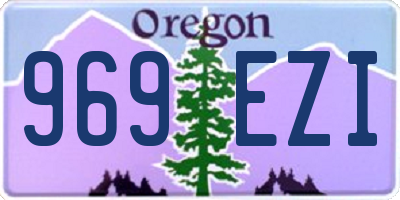 OR license plate 969EZI