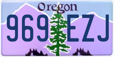 OR license plate 969EZJ