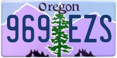 OR license plate 969EZS
