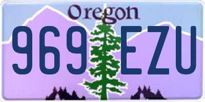 OR license plate 969EZU