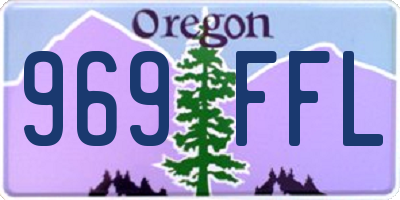 OR license plate 969FFL