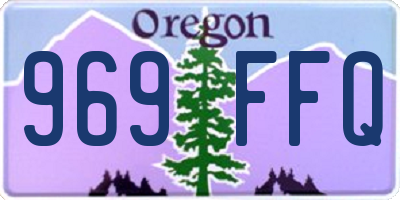 OR license plate 969FFQ