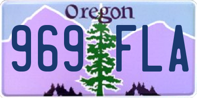 OR license plate 969FLA