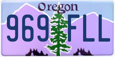 OR license plate 969FLL