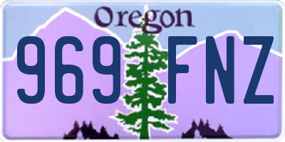 OR license plate 969FNZ