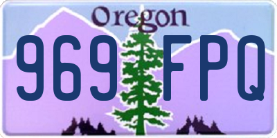 OR license plate 969FPQ