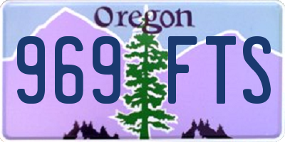 OR license plate 969FTS