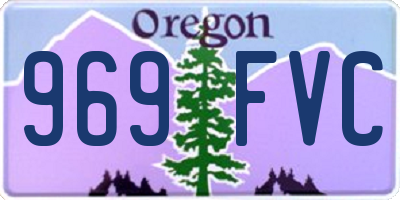 OR license plate 969FVC