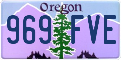 OR license plate 969FVE