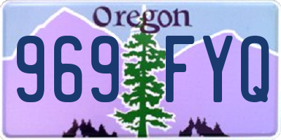 OR license plate 969FYQ