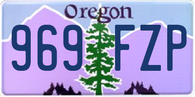 OR license plate 969FZP