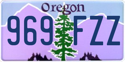 OR license plate 969FZZ