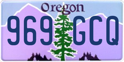 OR license plate 969GCQ