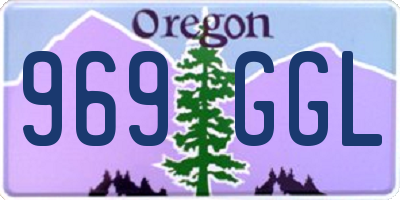 OR license plate 969GGL
