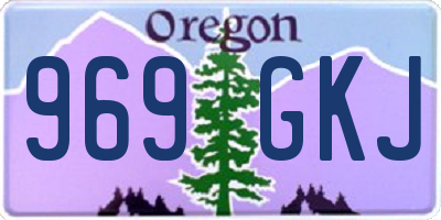 OR license plate 969GKJ