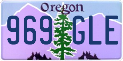 OR license plate 969GLE