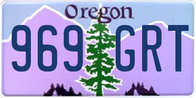 OR license plate 969GRT