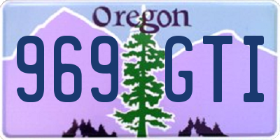 OR license plate 969GTI