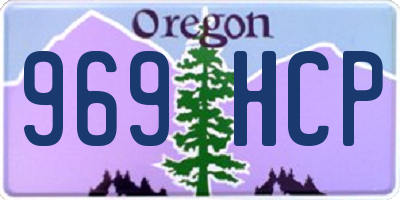 OR license plate 969HCP