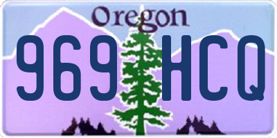 OR license plate 969HCQ
