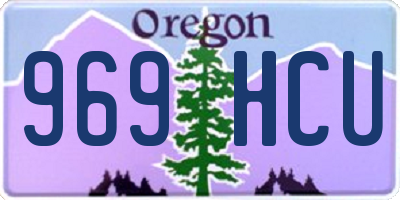 OR license plate 969HCU