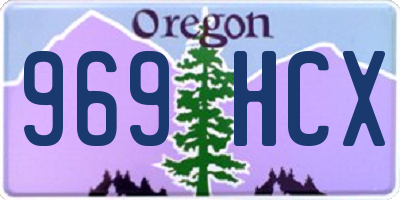 OR license plate 969HCX