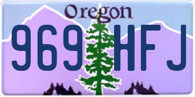 OR license plate 969HFJ