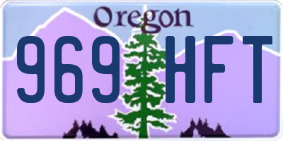 OR license plate 969HFT