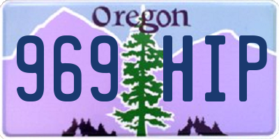 OR license plate 969HIP
