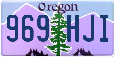 OR license plate 969HJI