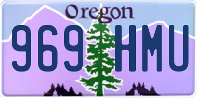 OR license plate 969HMU