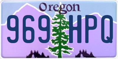 OR license plate 969HPQ