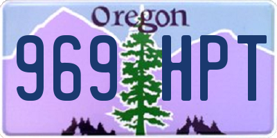 OR license plate 969HPT