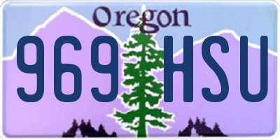 OR license plate 969HSU