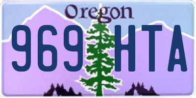 OR license plate 969HTA