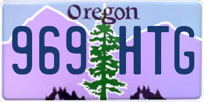 OR license plate 969HTG